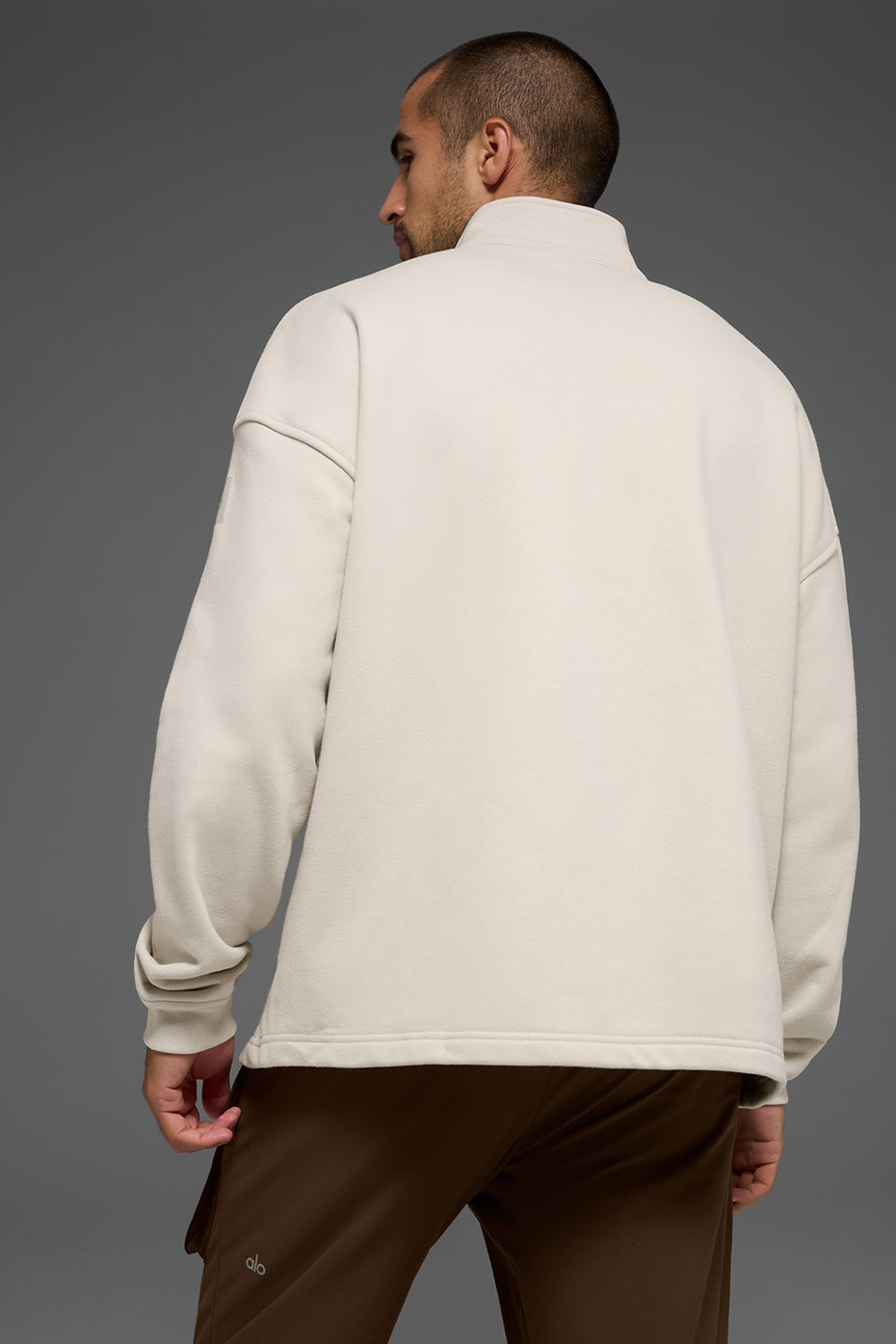 Renown Heavy Weight 1/4 Zip - Bone - Image 3