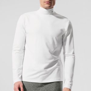 Conquer Reform Mock Neck Long Sleeve - White
