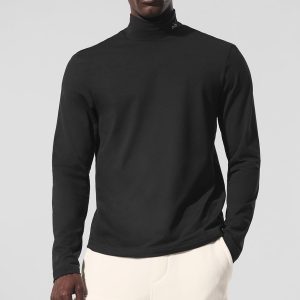 Conquer Reform Mock Neck Long Sleeve - Black