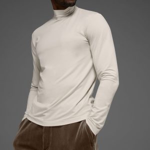 Conquer Reform Mock Neck Long Sleeve - Bone