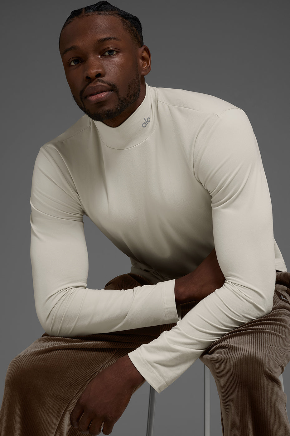Conquer Reform Mock Neck Long Sleeve - Bone - Image 6