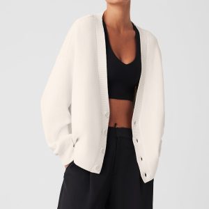 Scholar Cardigan Sweater - Ivory