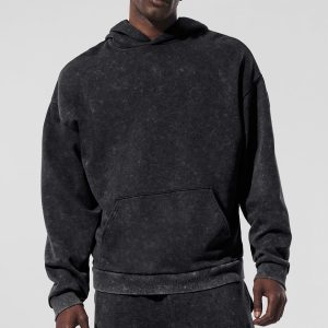 Chill Vintage Wash Hoodie - Black Wash