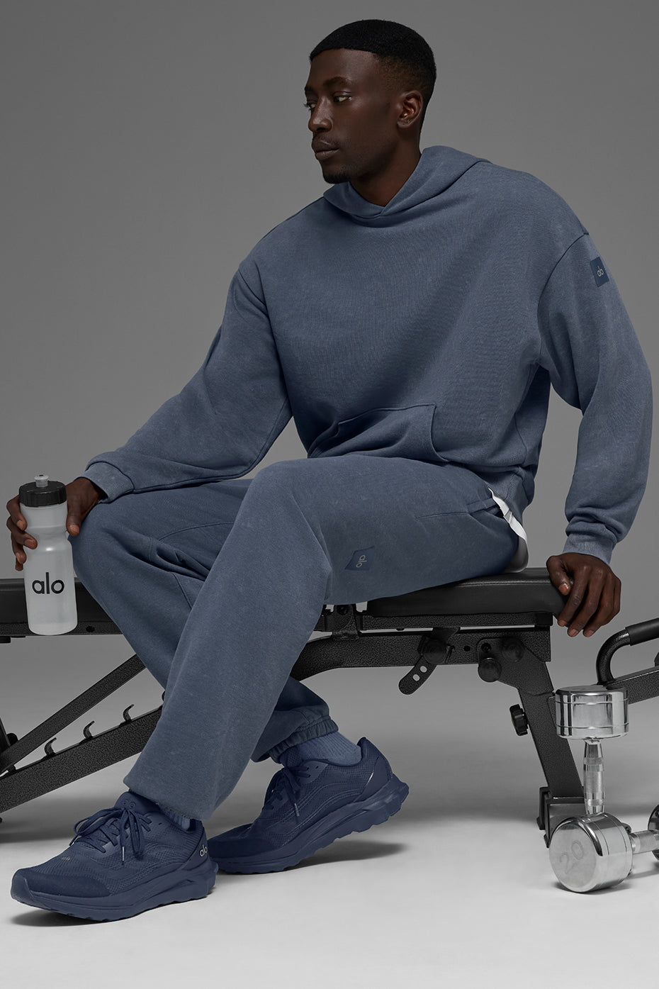 Chill Vintage Wash Hoodie - Bluestone Wash - Image 4