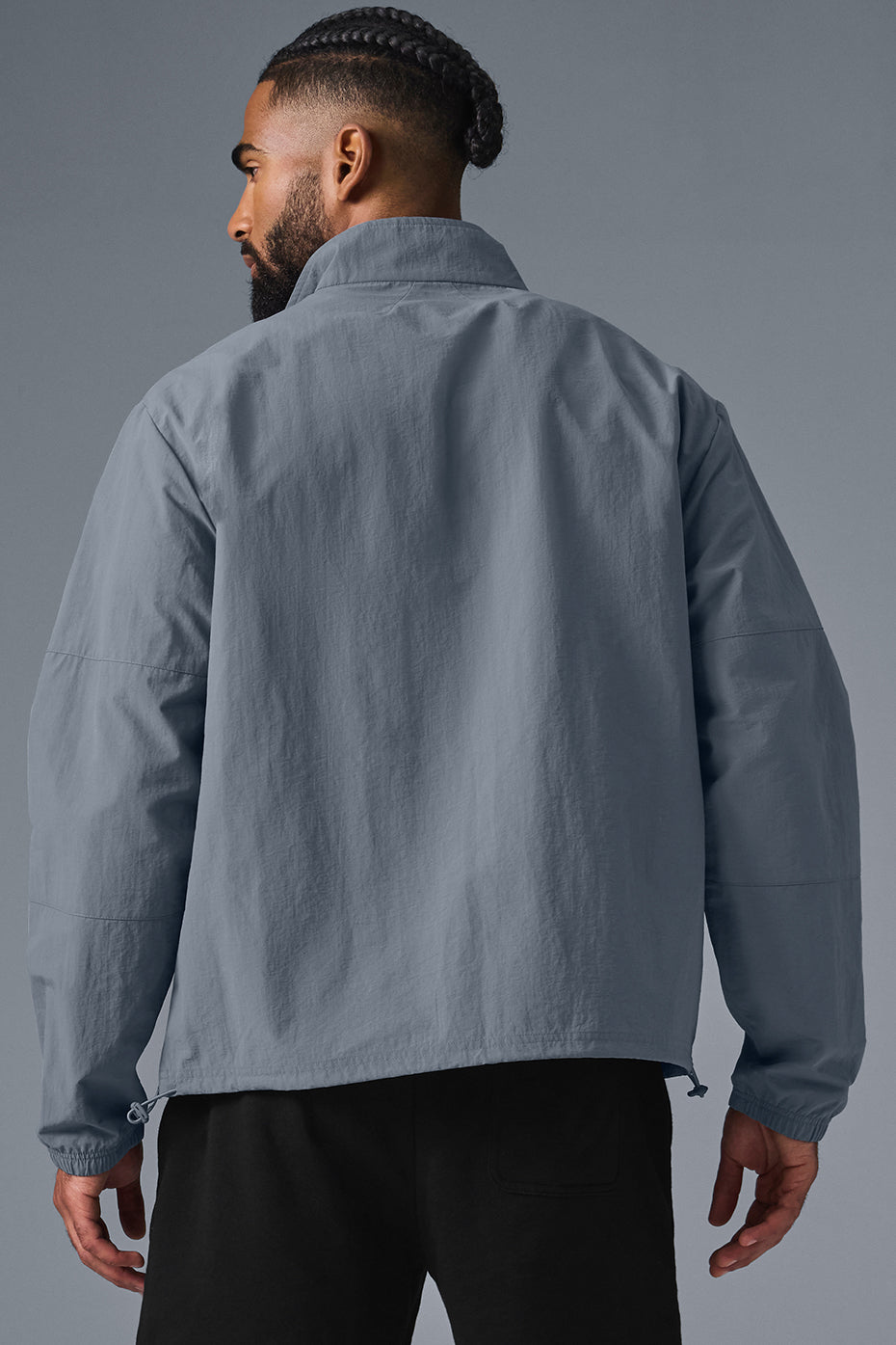 Light Weight Takeaway Track Pullover - Steel Grey - Image 2