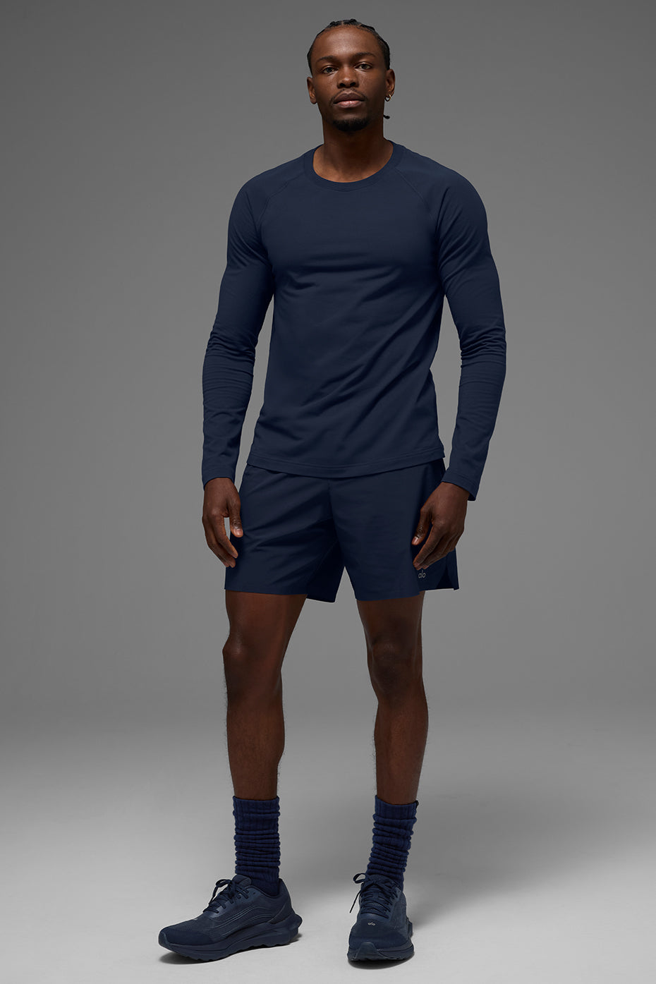 ALO Vapor Crewneck Long Sleeve - Navy - Image 4