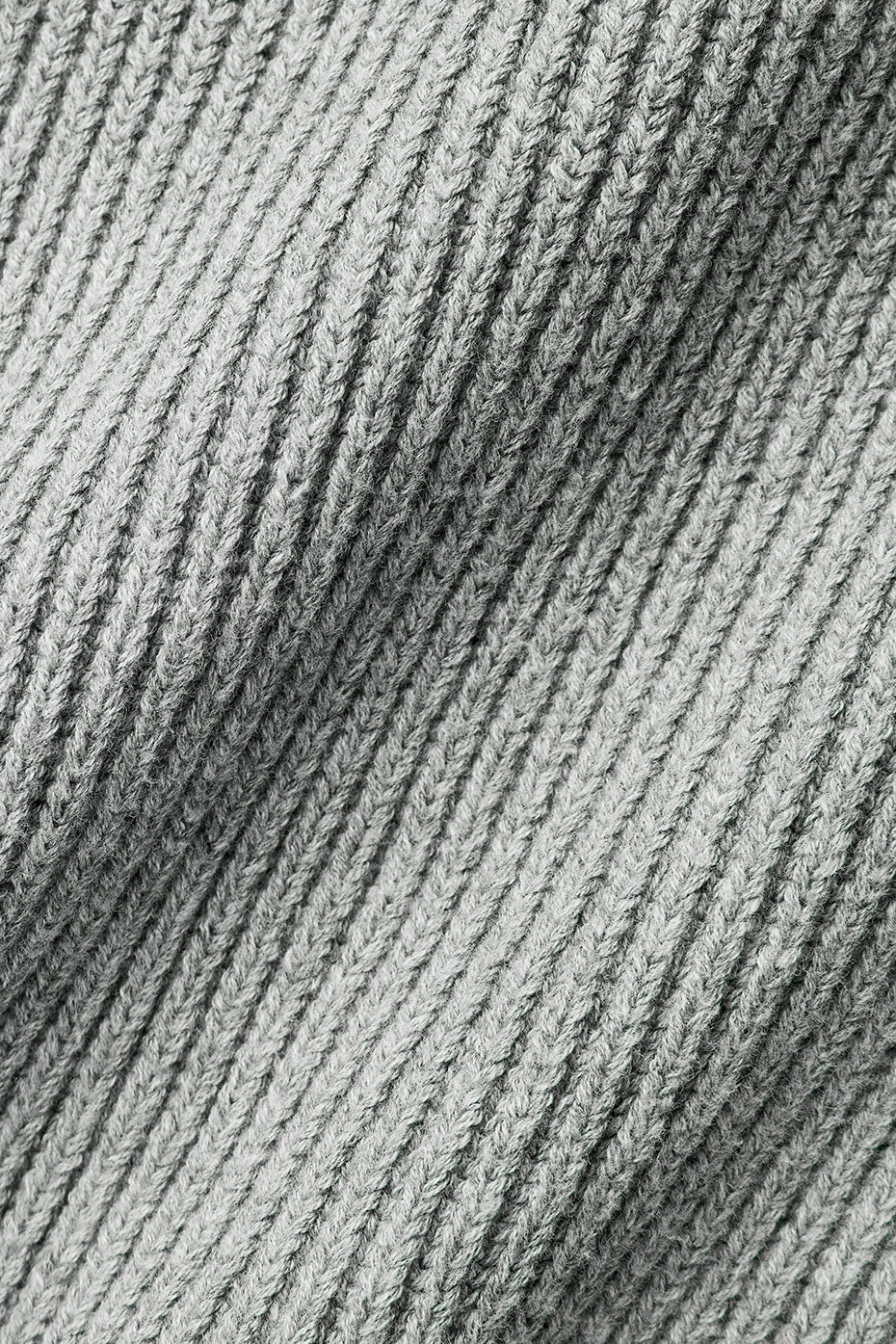 Domain Rib Knit Crew Sweater - Athletic Heather Grey - Image 5