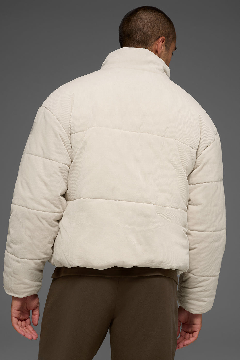 Corduroy Stage Puffer - Bone - Image 3