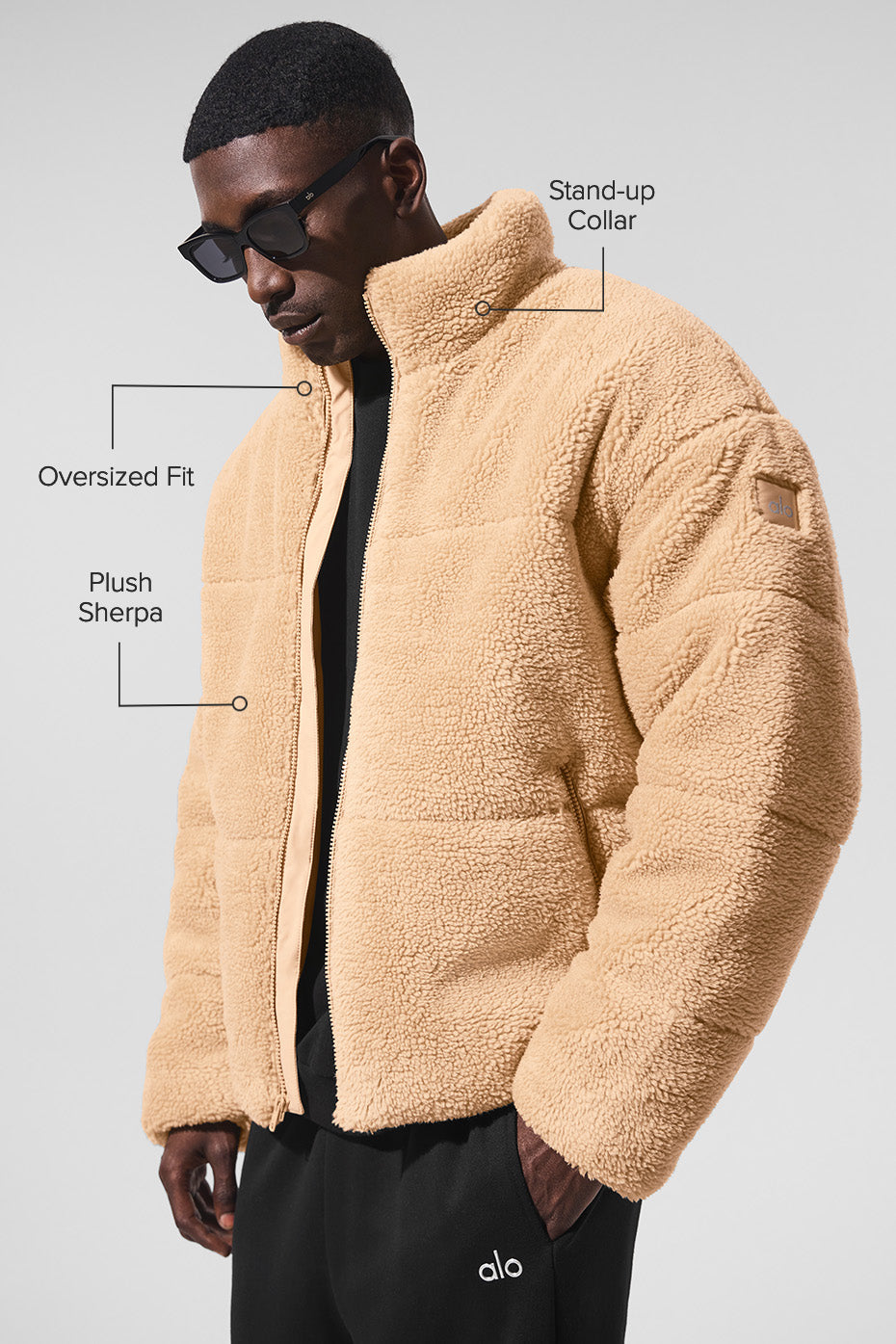 Sherpa Stage Puffer - Camel - Image 2