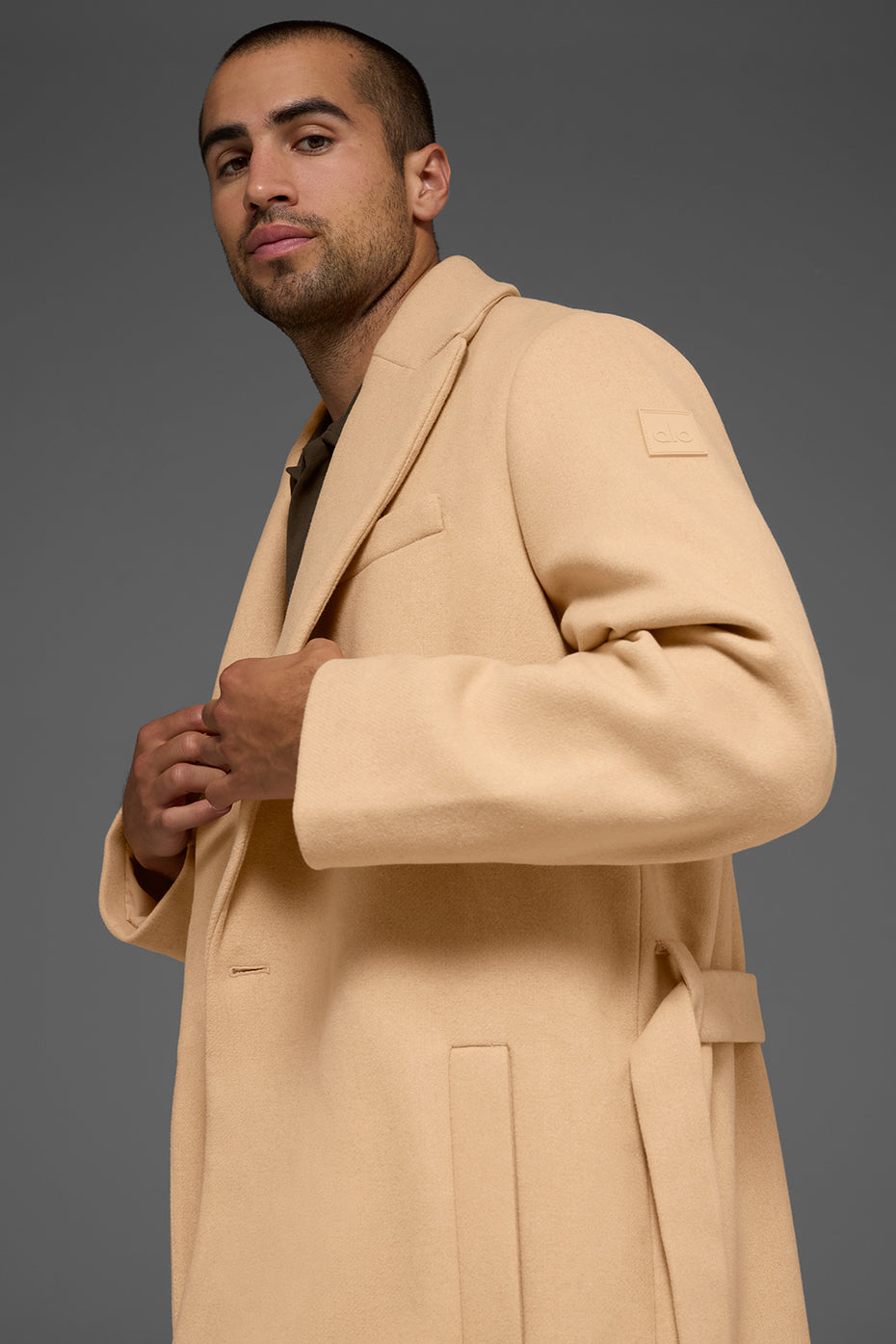 Wool Gameday Overcoat - Camel - Image 3