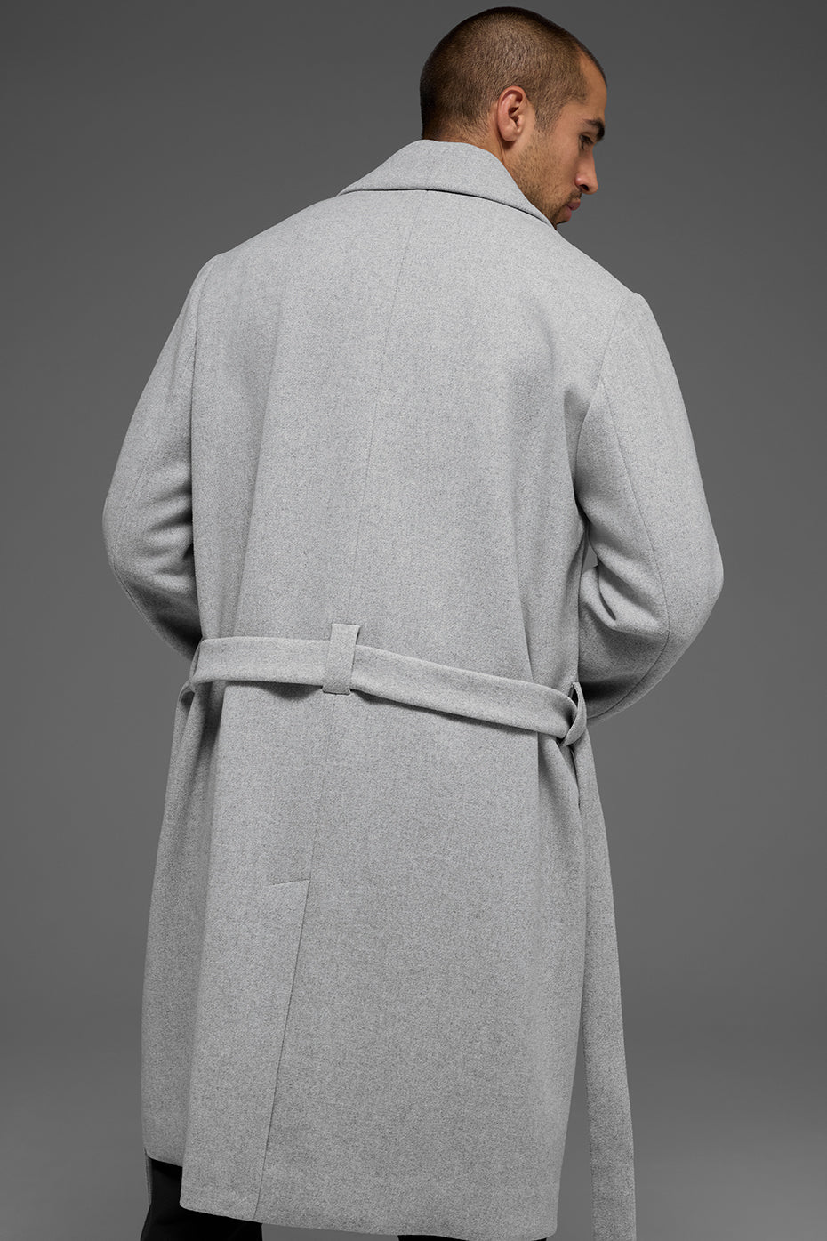 Wool Gameday Overcoat - Athletic Heather Grey - Image 3
