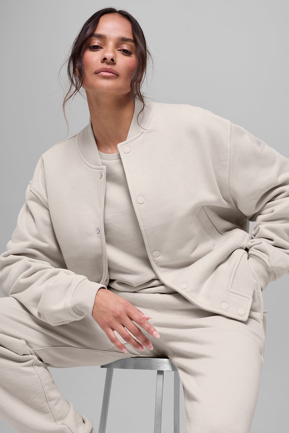 Renown Varsity Jacket - Bone - Image 4