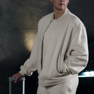 Renown Varsity Jacket - Bone