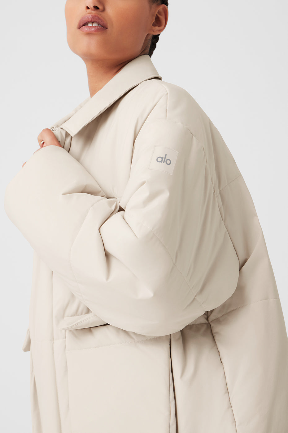 Voyage Utility Cargo Jacket - Bone - Image 5