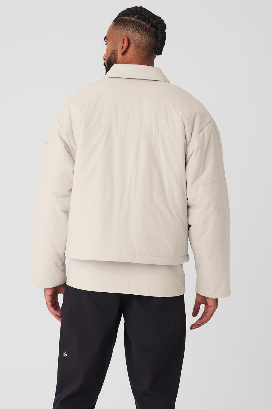Voyage Utility Cargo Jacket - Bone - Image 2