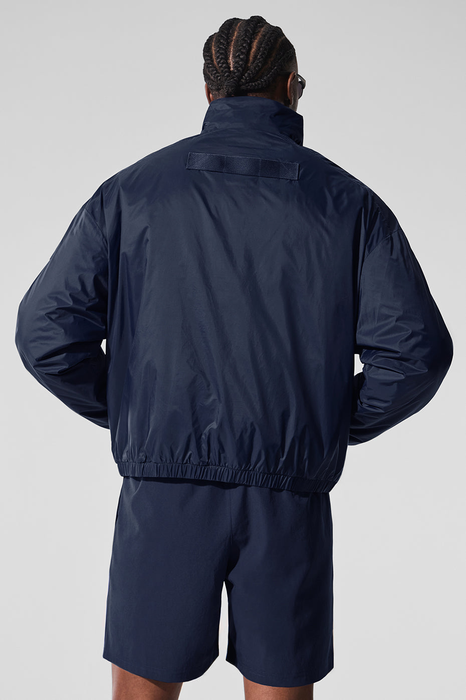 Latitude Light Weight 1/2 Zip Pullover Jacket - Navy - Image 2
