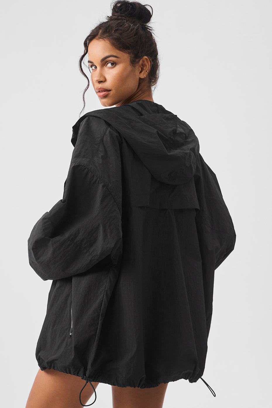 Vantage Nylon Ripstop Track Jacket - Black - Image 2