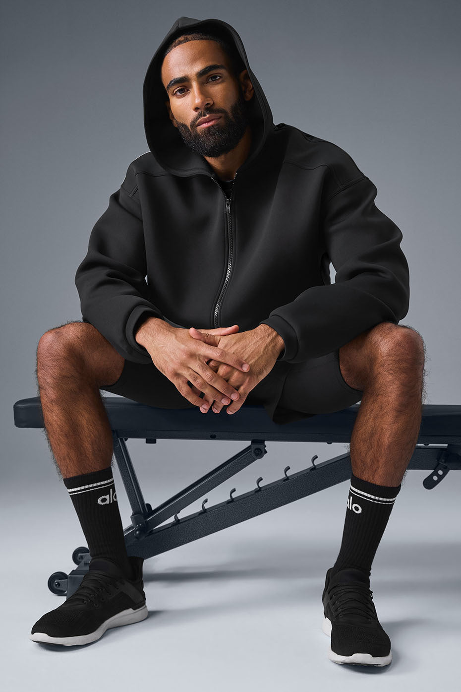 Technical Form Cargo Jacket - Black - Image 4