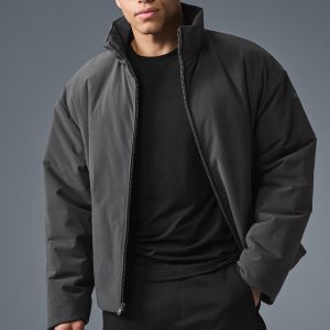 Stretch Woven Notable Jacket - Anthracite
