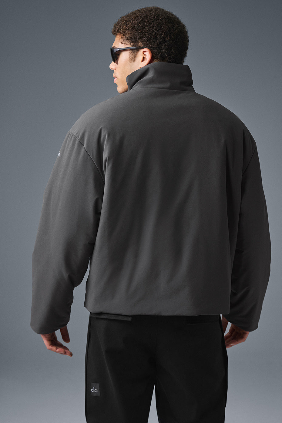 Stretch Woven Notable Jacket - Anthracite - Image 2