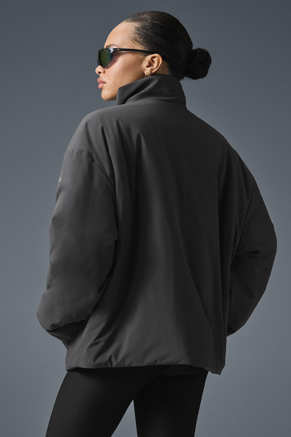 Stretch Woven Notable Jacket - Anthracite - Image 2