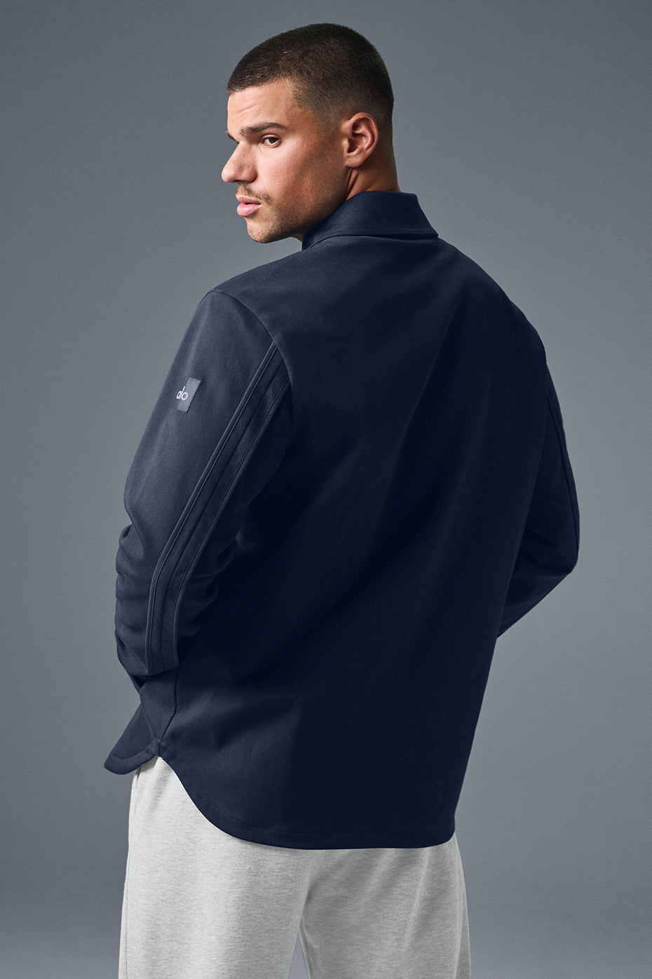 Edition Sueded Jacket - Navy - Image 2