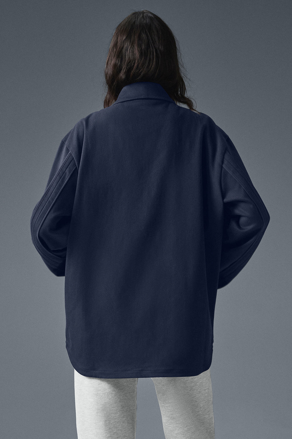 Edition Sueded Jacket - Navy - Image 2
