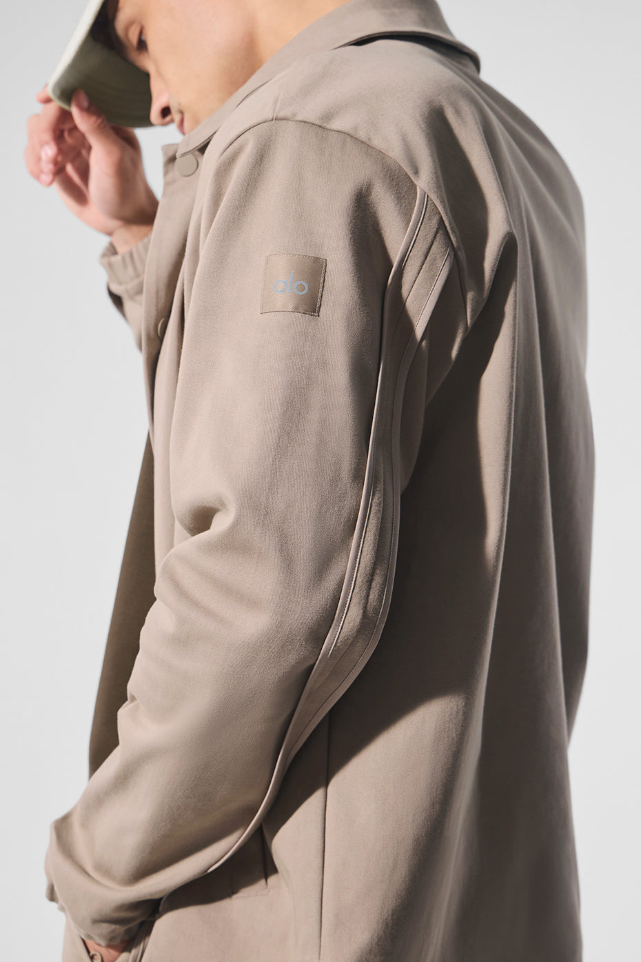Edition Sueded Jacket - Gravel - Image 3