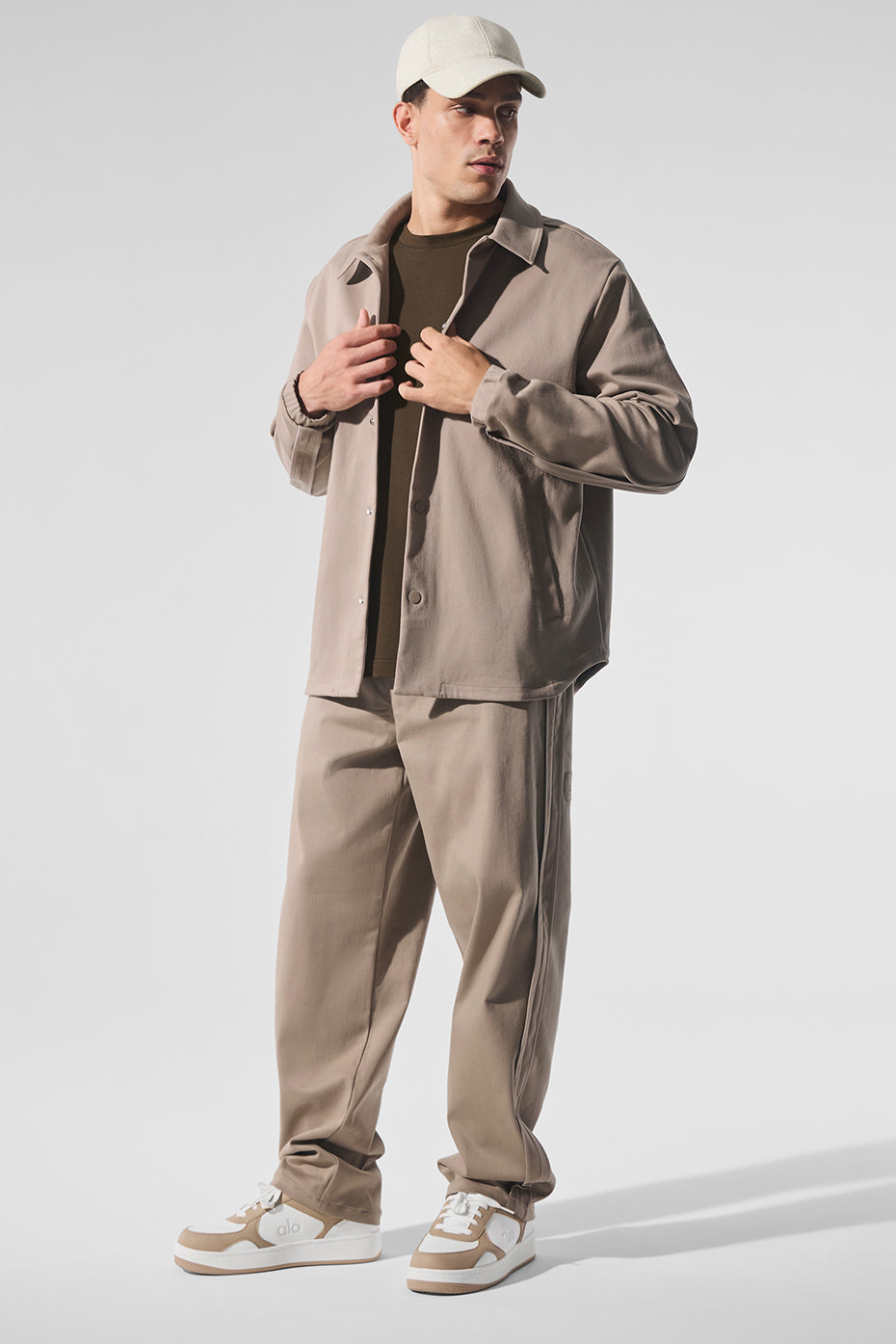 Edition Sueded Jacket - Gravel - Image 4