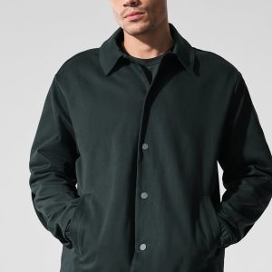 Edition Sueded Jacket - Charcoal Green