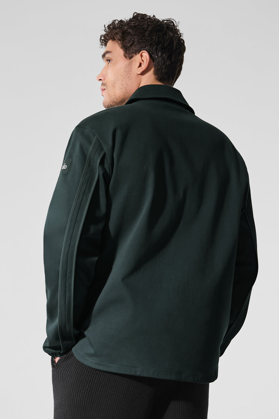 Edition Sueded Jacket - Charcoal Green - Image 2