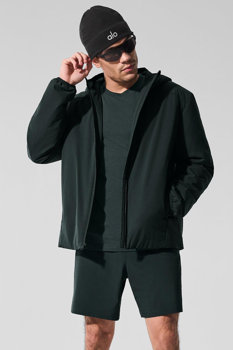 Elemental Full-Zip Jacket - Charcoal Green