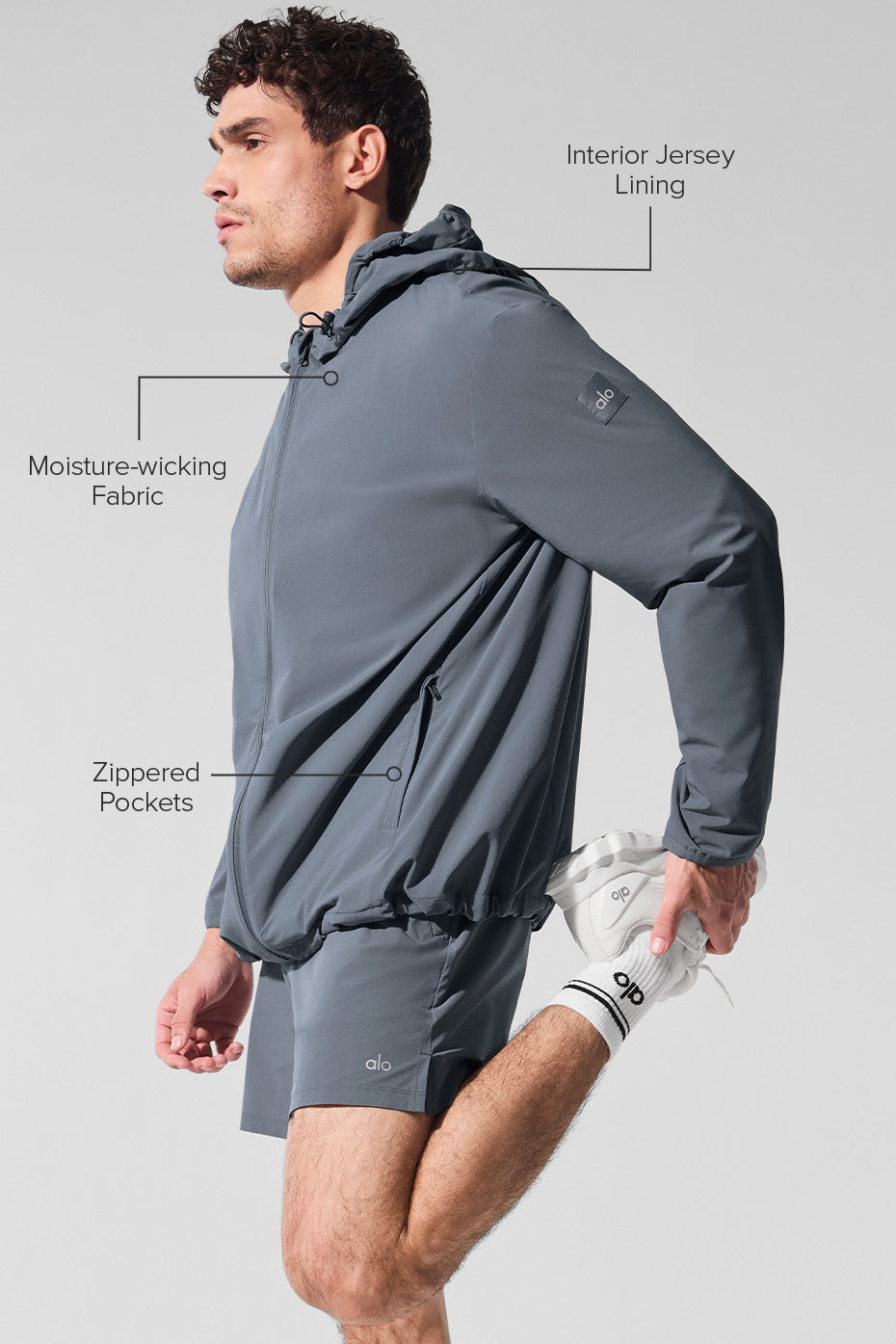 Performance On-The-Go Jacket - Steel Grey - Image 2