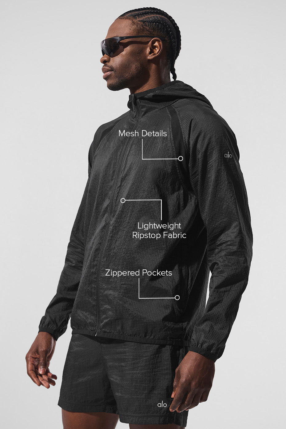 Game Time Ripstop Jacket - Black - Image 2