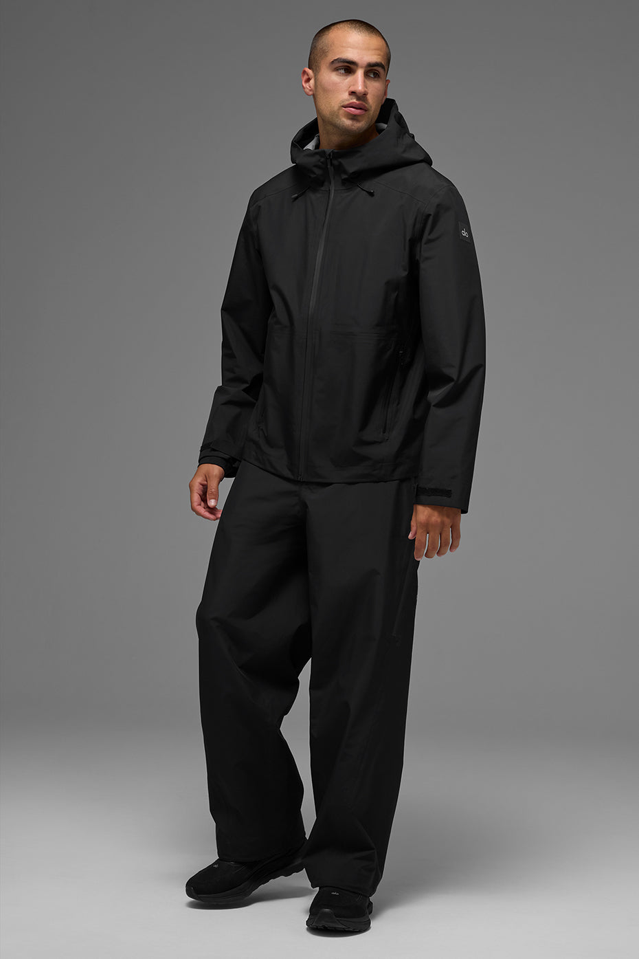 Alpha Shell Jacket - Black - Image 4