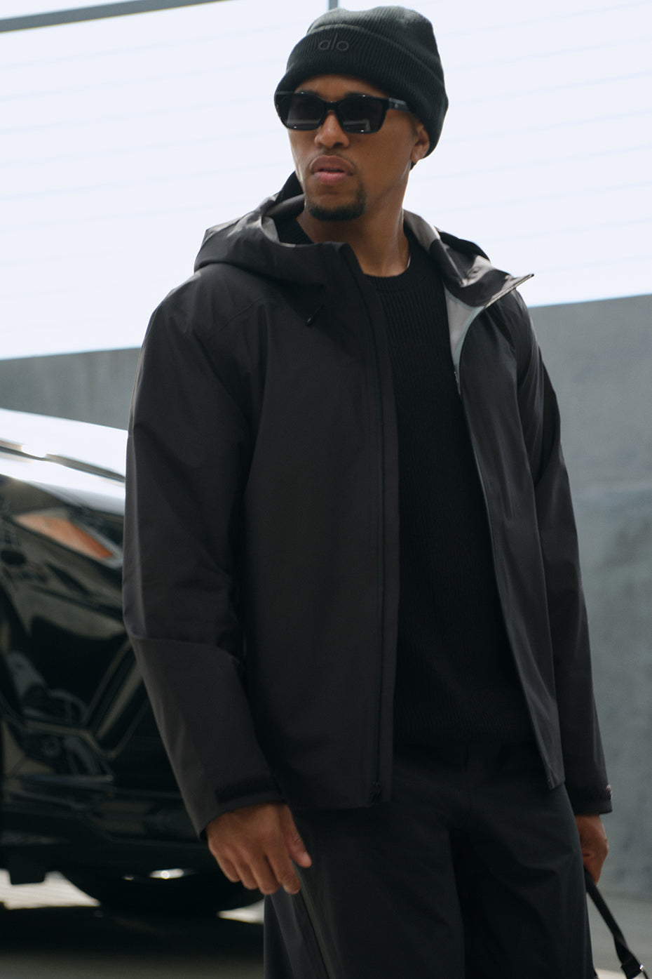 Alpha Shell Jacket - Black - Image 6