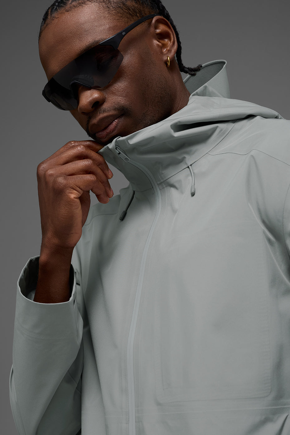 Alpha Shell Jacket - Lunar Grey - Image 4