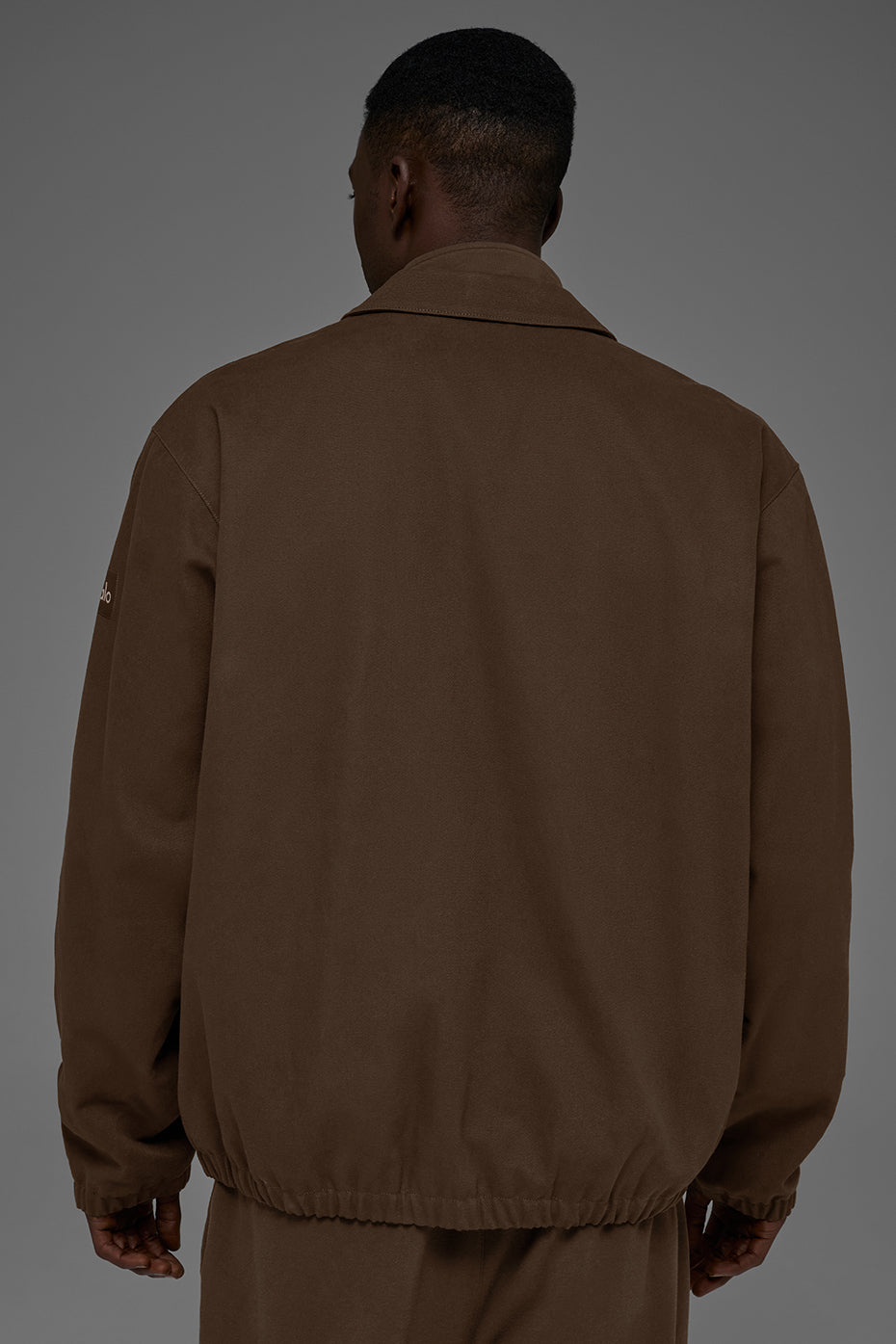 Cotton Canvas Coaches Jacket - Espresso - Image 3