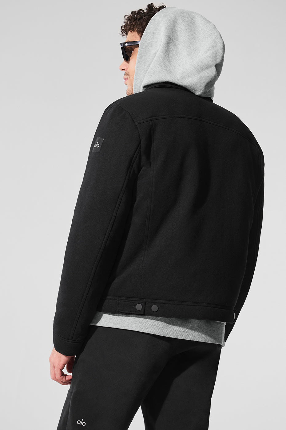 Ease Trucker Jacket - Black - Image 3