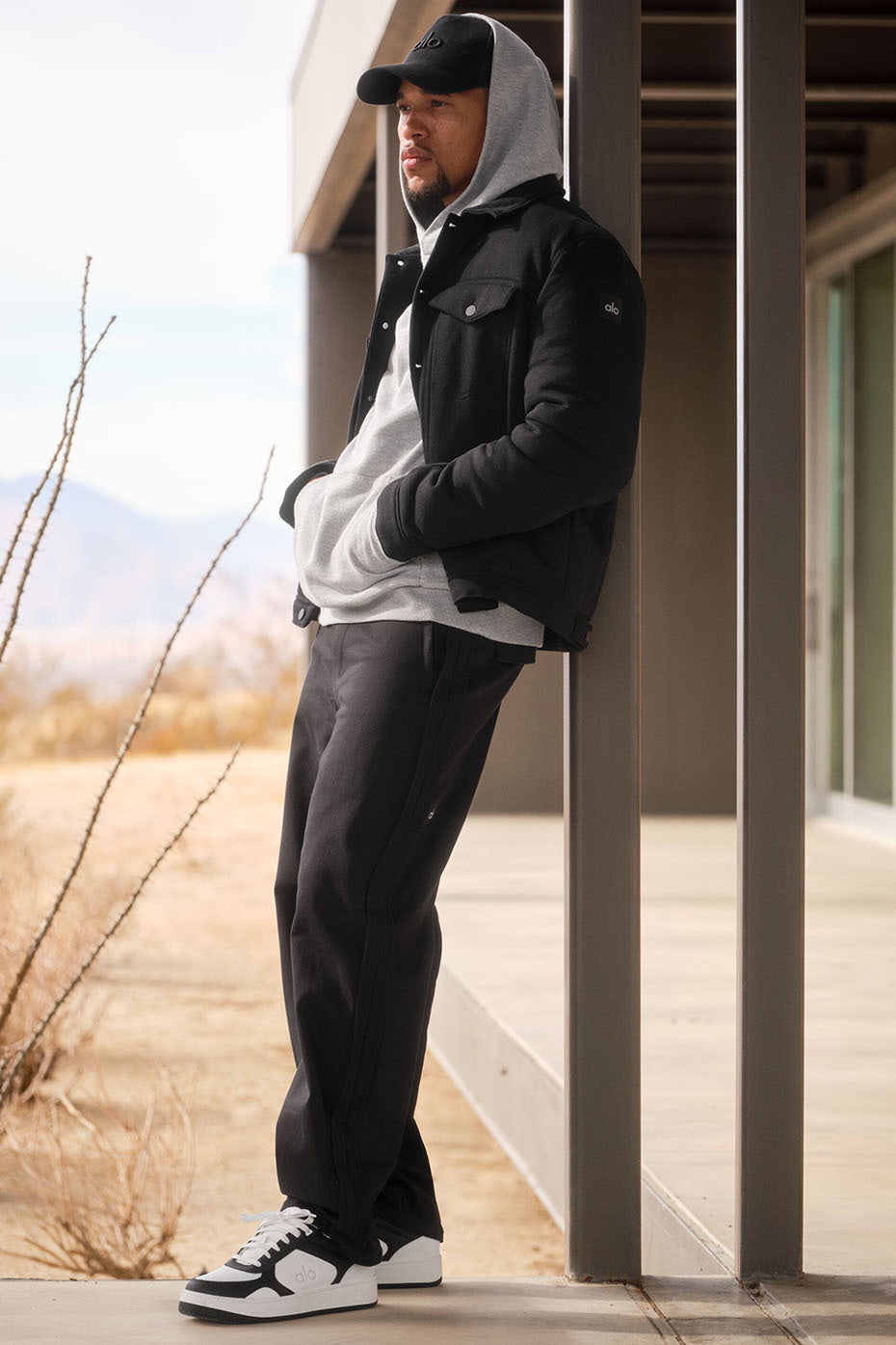 Ease Trucker Jacket - Black - Image 6