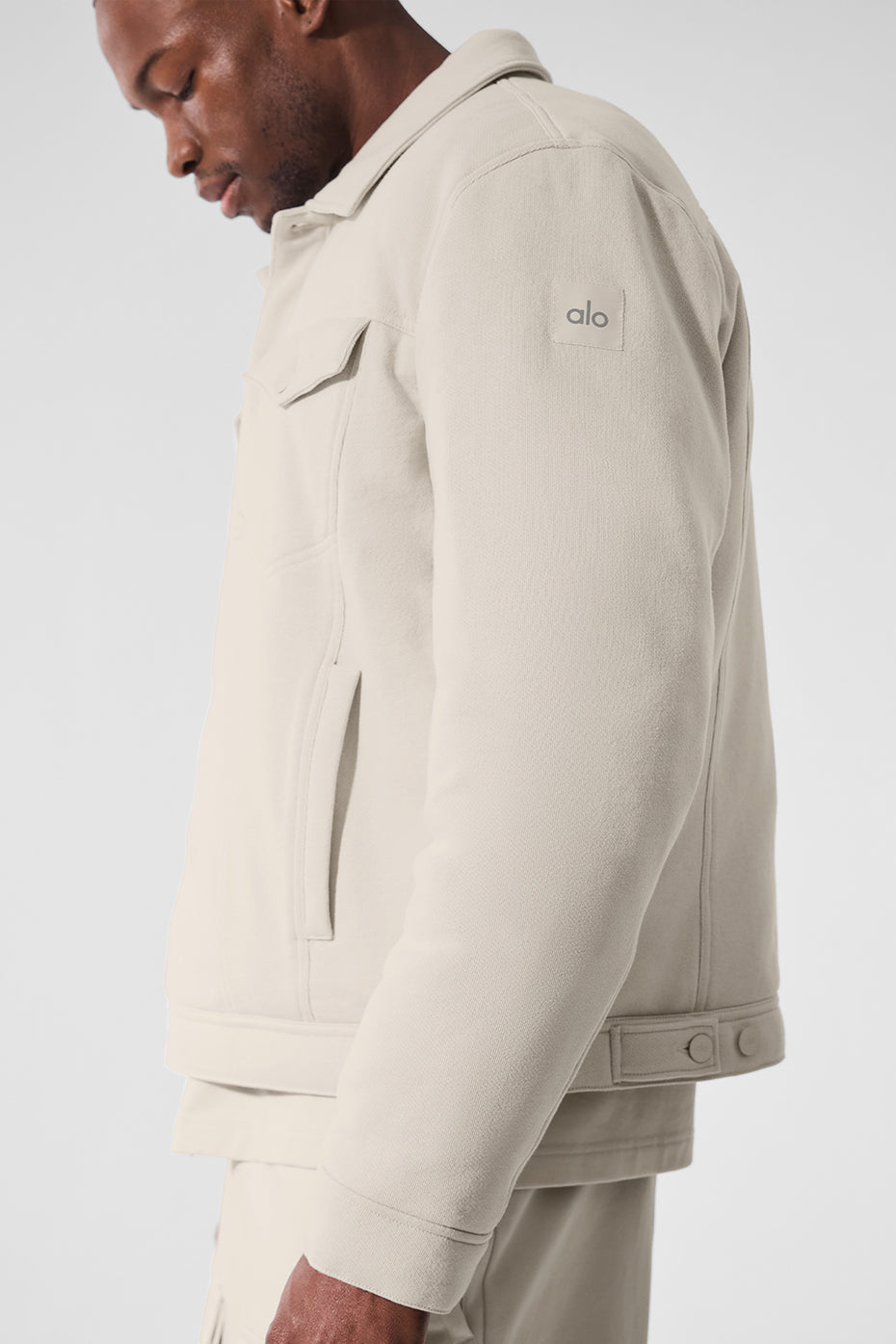 Ease Trucker Jacket - Bone - Image 6