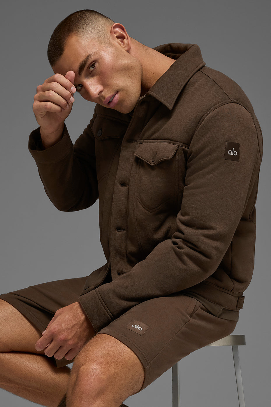 Ease Trucker Jacket - Espresso - Image 4