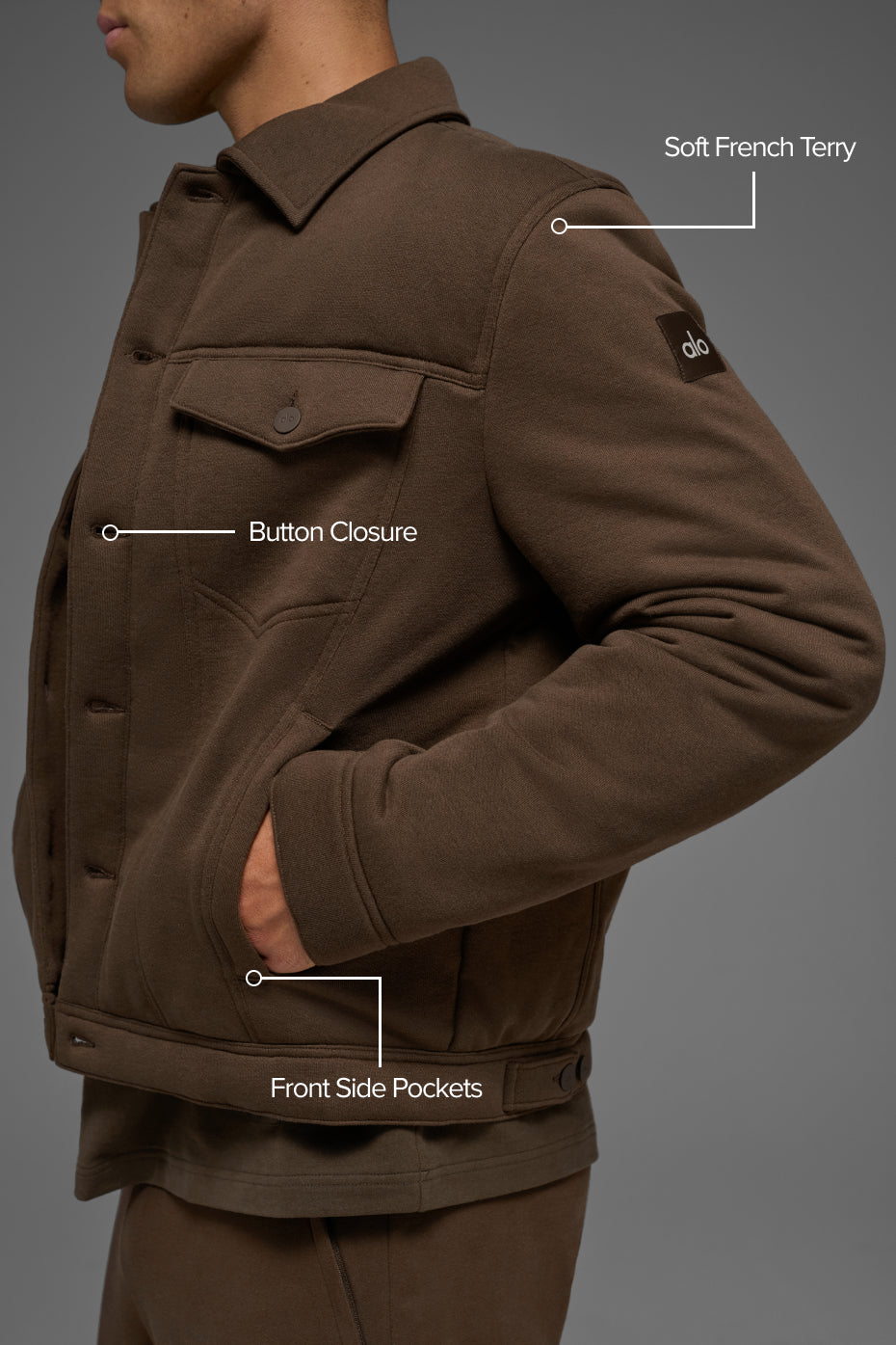 Ease Trucker Jacket - Espresso - Image 2