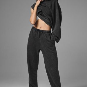 Chill Vintage Wash Sweatpant - Black Wash