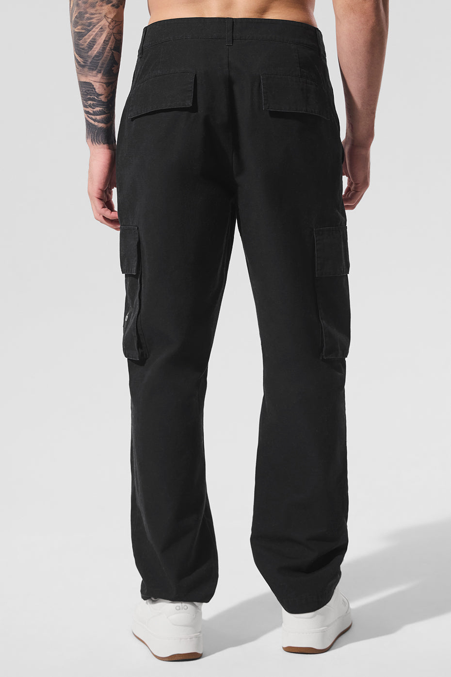Cargo Ripstop Trouser - Black - Image 3