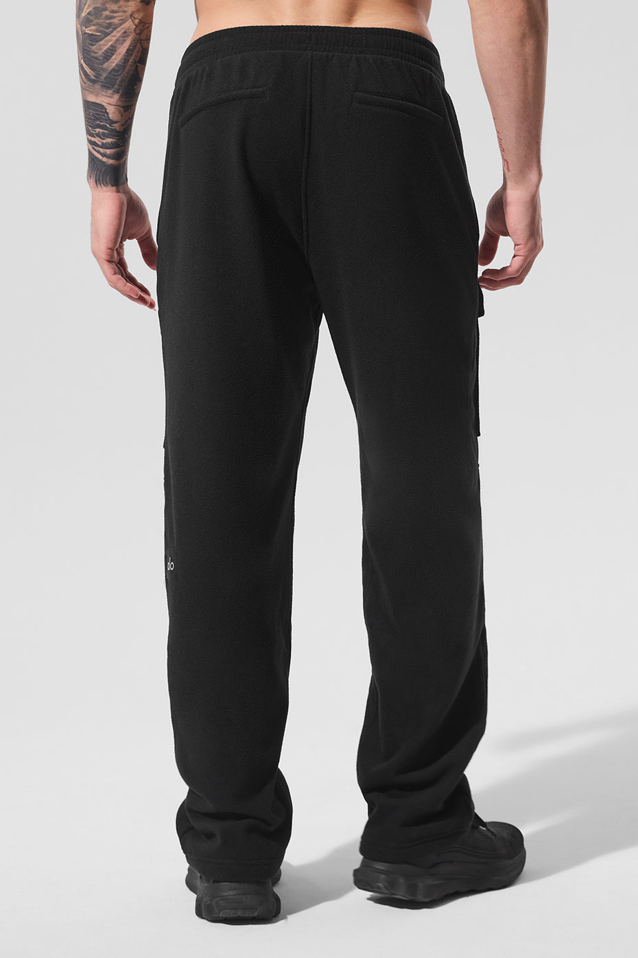 Polar Fleece Ridge Cargo Pants - Black - Image 3