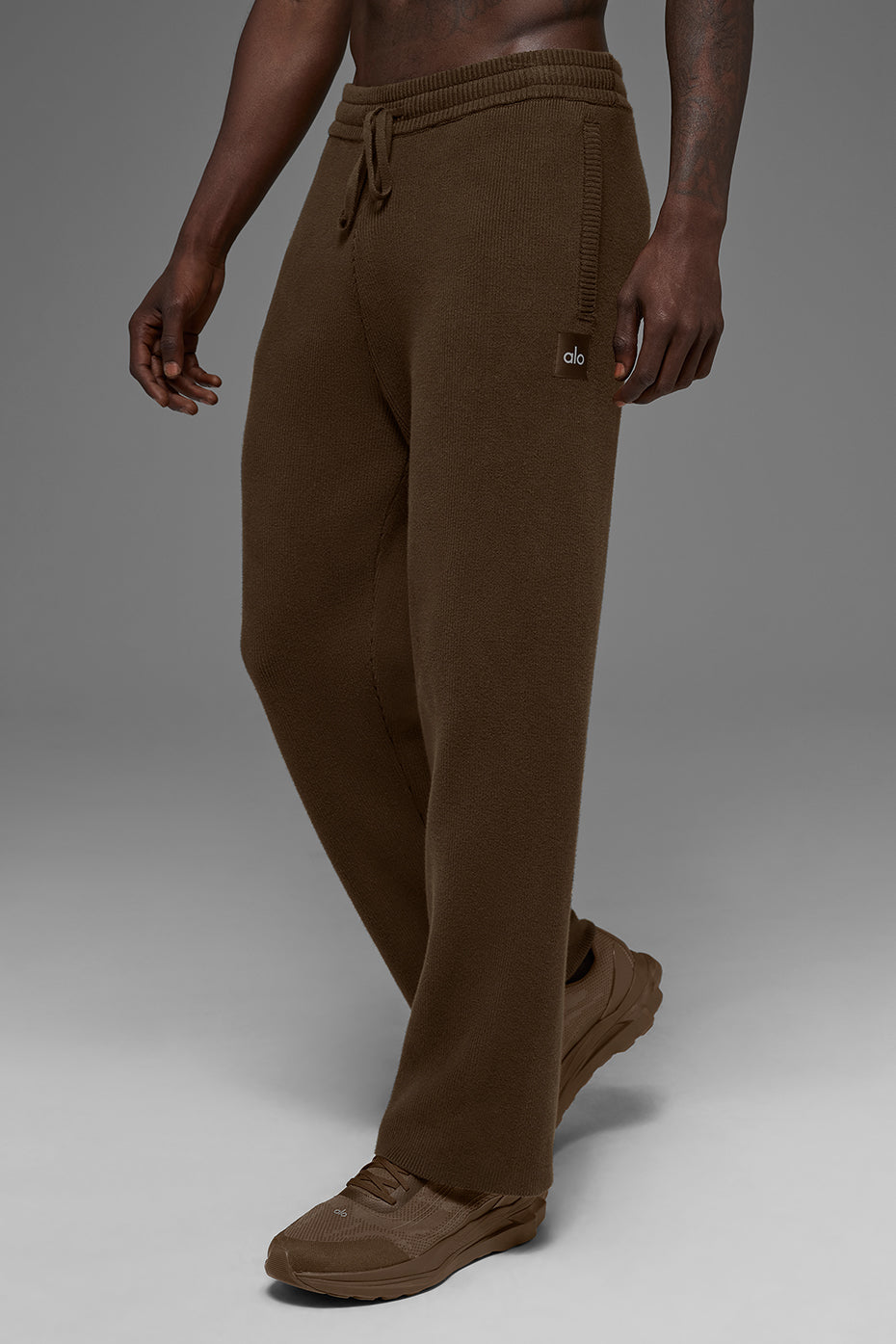 Scholar Straight Leg Sweatpant - Espresso - Image 4