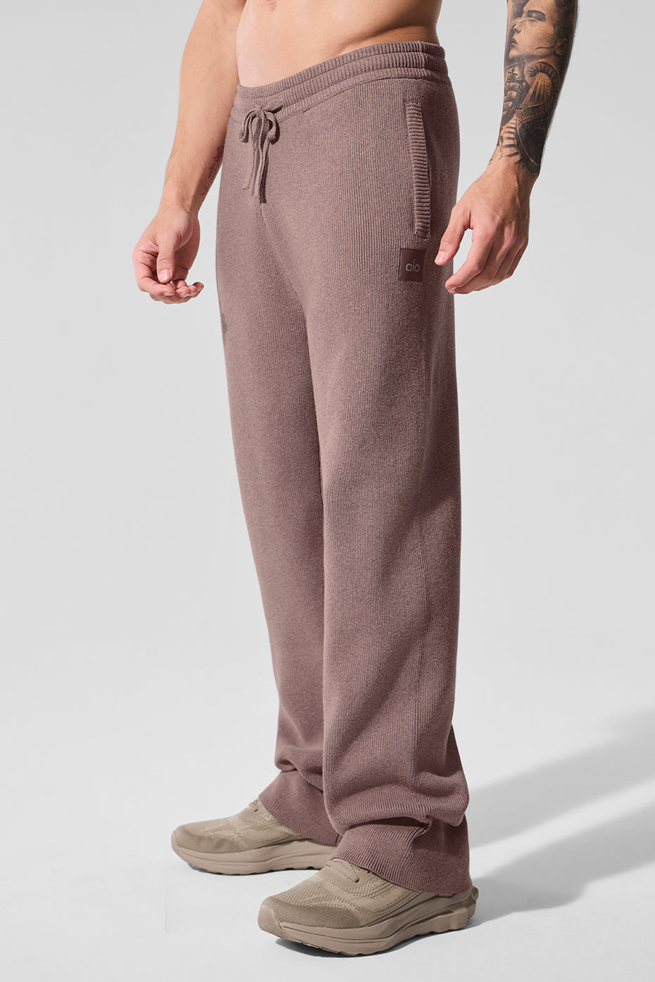 Scholar Straight Leg Sweatpant - Mushroom Heather - Image 3