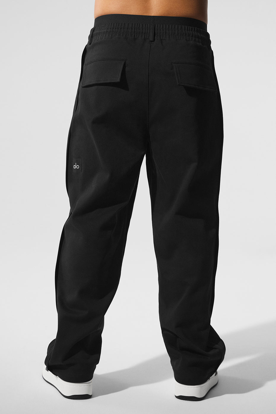 Edition Sueded Straight Leg Pant - Black - Image 2