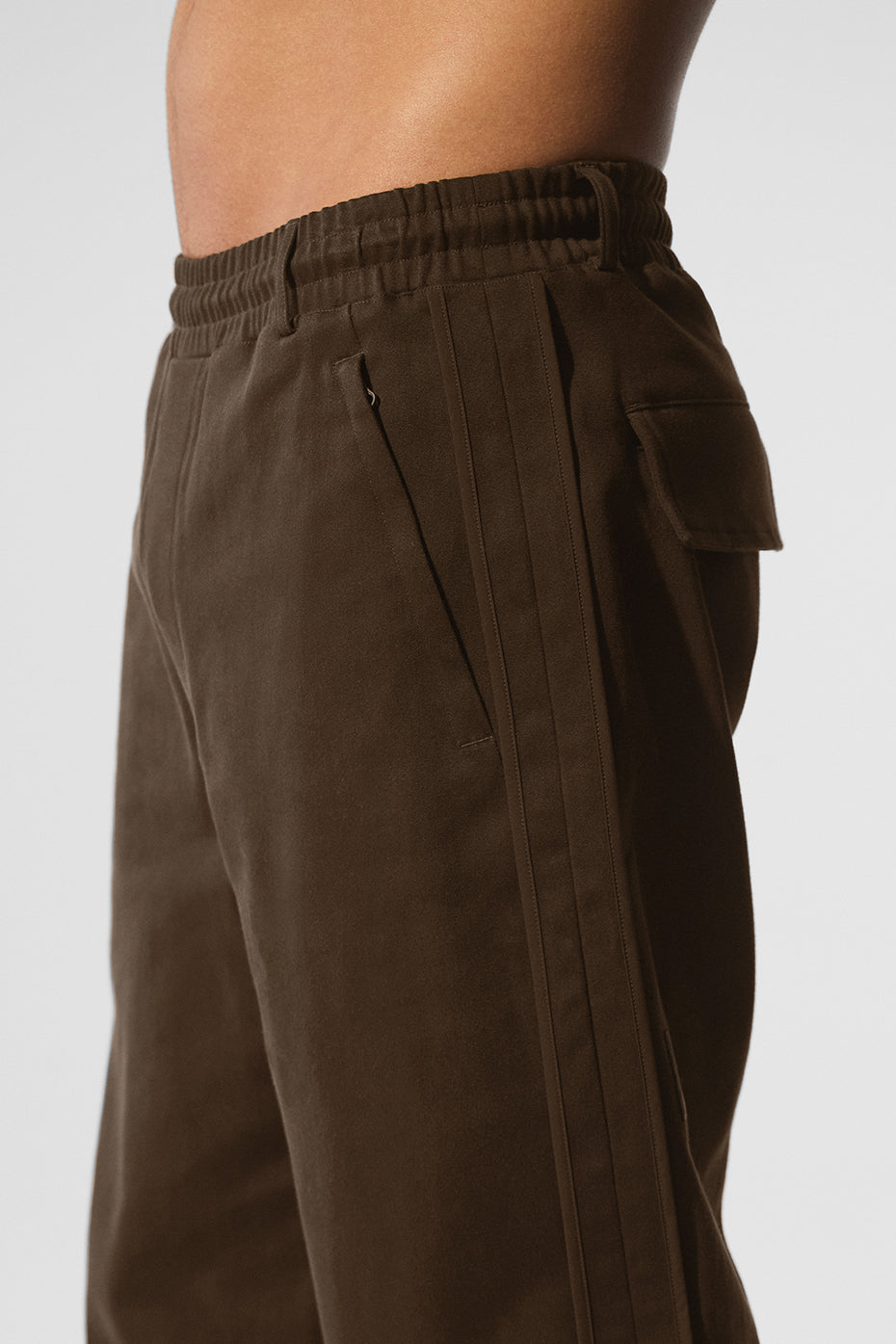 Edition Sueded Straight Leg Pant - Espresso - Image 3